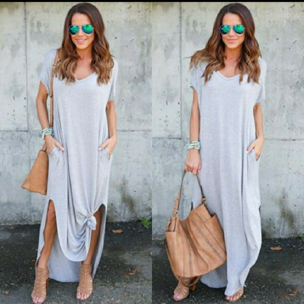 ◇Last One◇ Trendy T Shirt Maxi - Picture 2 of 2
